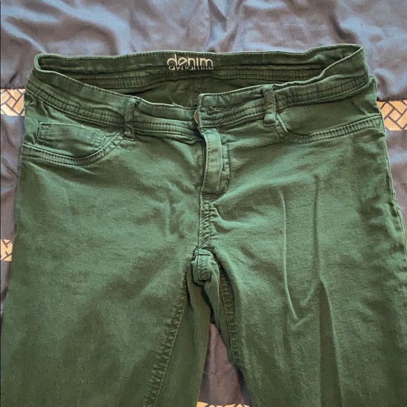 Dynamite Green Skinny Jeans - Picture 2 of 3